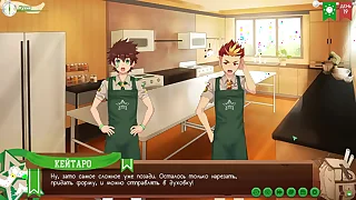 Game&colon; Friends Camp path 2&comma; part 29 - Cooking cookies &lpar;russian voiceover&rpar;
